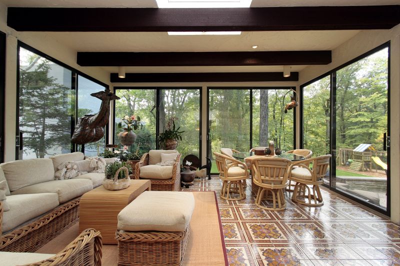 Sunroom with Landscaping